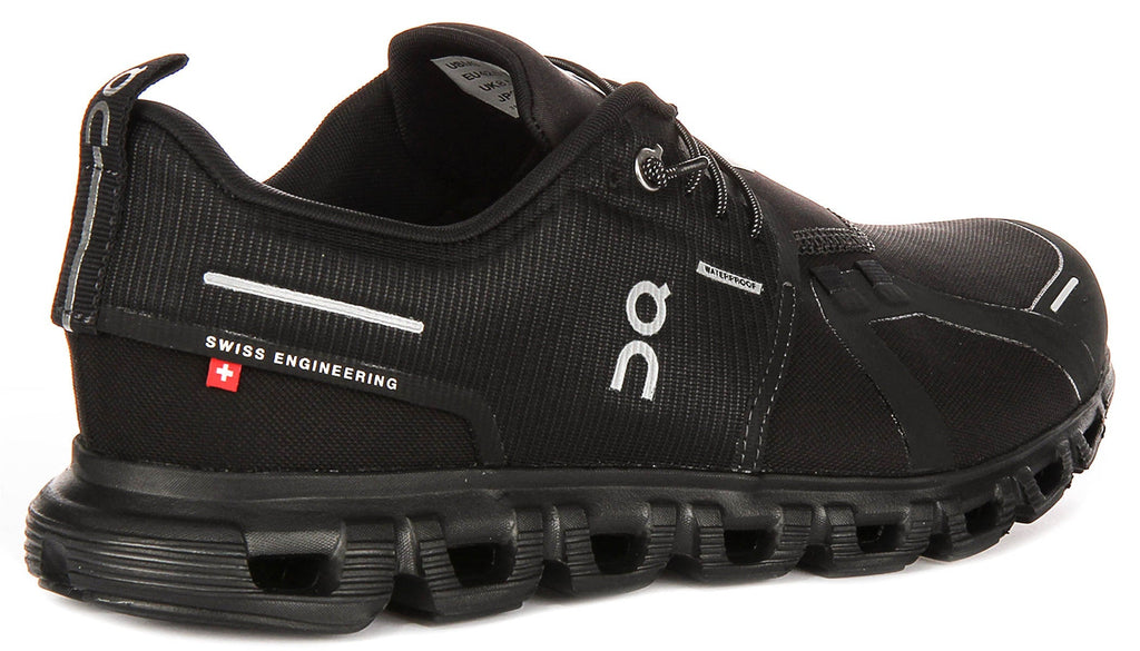 On Running Cloud 6 Waterproof In All Black For Men