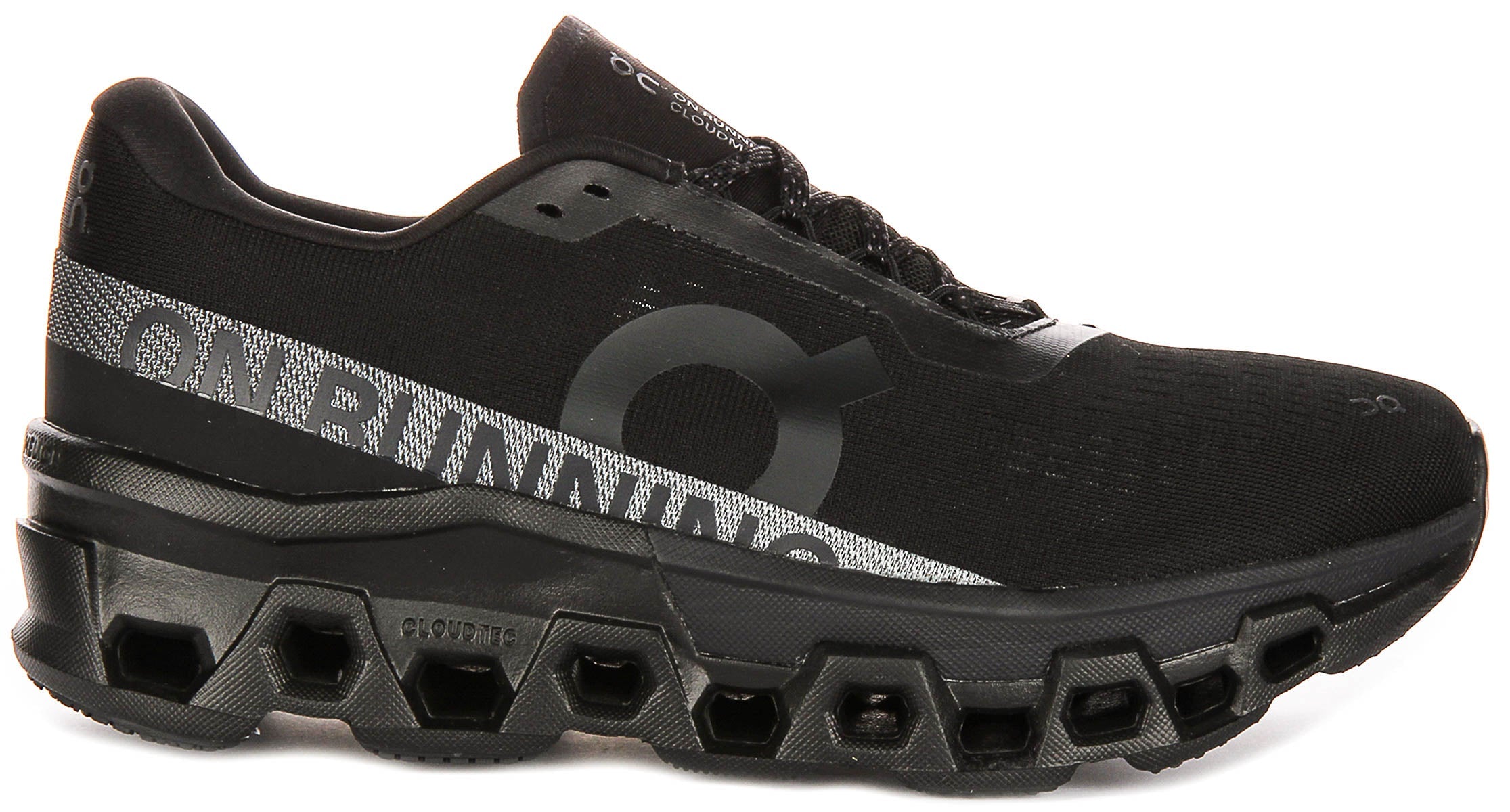 On Running Cloudmonster 2 In Black Grey For Men