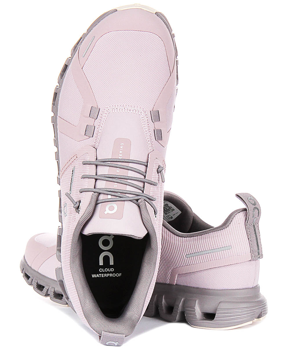 On Running Cloud 6 Waterproof In Purple For Women