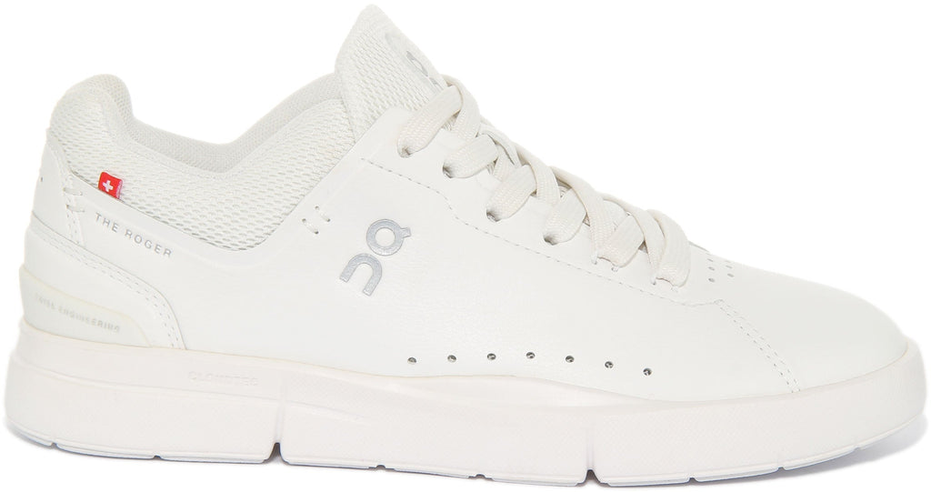 On Running The Roger Adv In White For Women